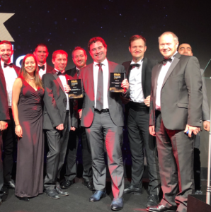The Beacon team at the Risk Awards, 2018
