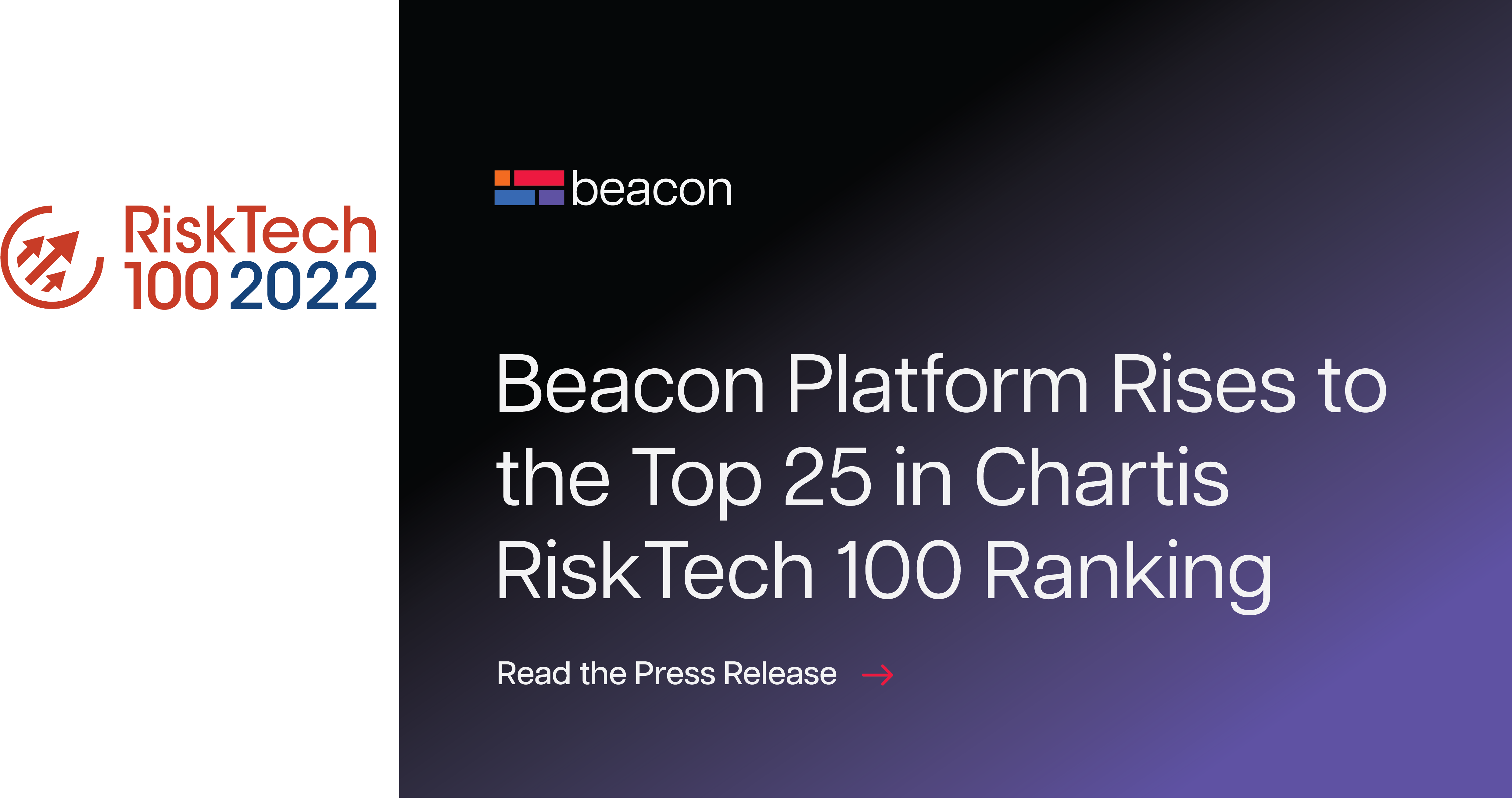 Beacon Platform Rises to the Top 25 in Chartis RiskTech 100 Ranking -  Beacon Platform Inc.